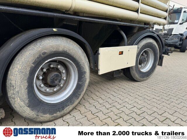 Silo semitrailer Welgro Welgro 97WSL 33-24 Siloauflieger, Lenkachse, 8