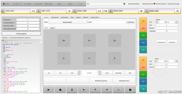 3 bis 5-Achs HSC Bearbeitungszentrum AMT____ HSC 544HP