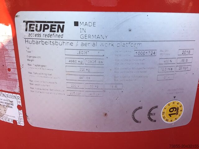 Spider Boom Lift Teupen Leo 36 T (36m)