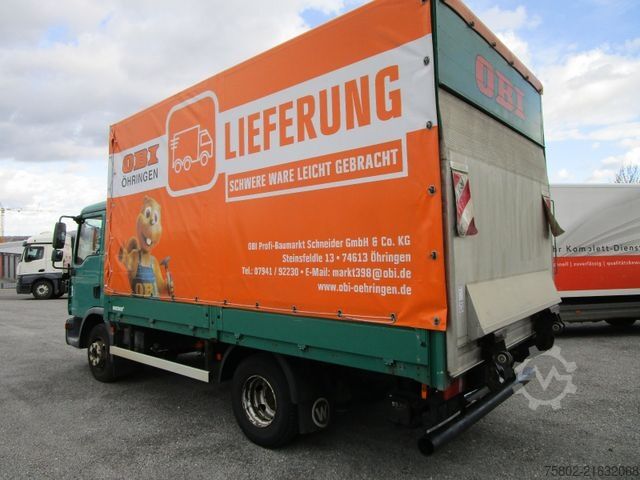 Transporter mit Pritsche & Plane MAN TGL 8.210 BL *KLIMA+LBW+4,55m+Modell 2009*