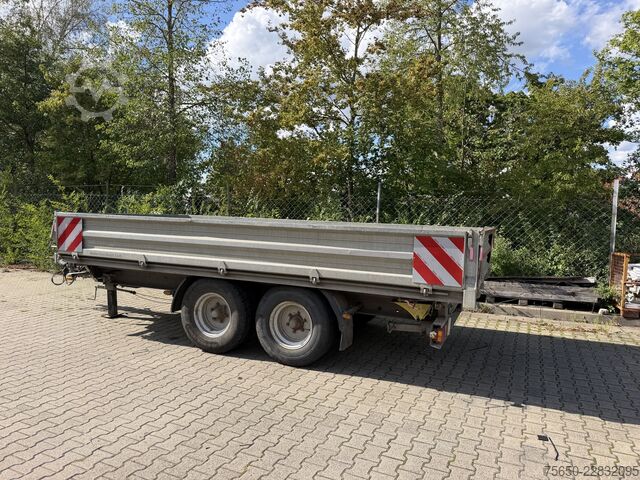Tipper trailer  TK  Tandemkipper- Tieflader, Breitbereifung