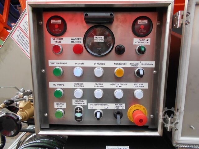 Vacuum tank truck MAN TGM 26.320 6x2-4 BL / Faros 13,5/1