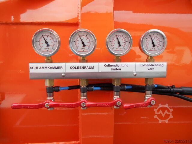 Vacuum tank truck MAN TGM 26.320 6x2-4 BL / Faros 13,5/1