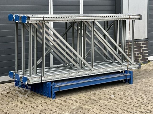 High-bay warehouse Pallet racking system Shelving SSI Schäfer PR600 / 9,72 lfm. / St.: 2.500 x 1.050 mm / Tr.: 1.800 mm