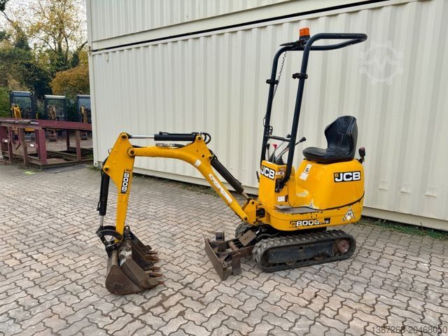 Minibagger JCB 8008 CTS, 2021 BJ, 985BH, 3 x Löffel