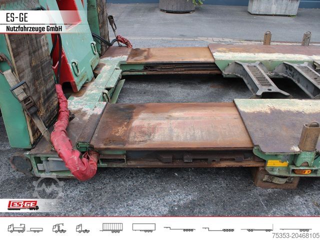 Low loader semitrailer GOLDHOFER 3-Achs-Tiefbett 3x12 t