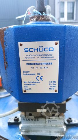 Biegepresse für Aluminium-Bögen von Schuco International schuco Rundtischpresse