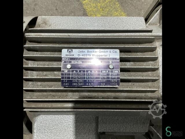 Vakuumpumpe Becker KVT 3.80 1998 Becker KVT 3.80