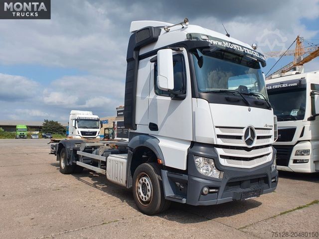 Swap body truck MERCEDES-BENZ Actros 1845, Retarder, BDF, LBW, AHK, TÜV 1.Hand