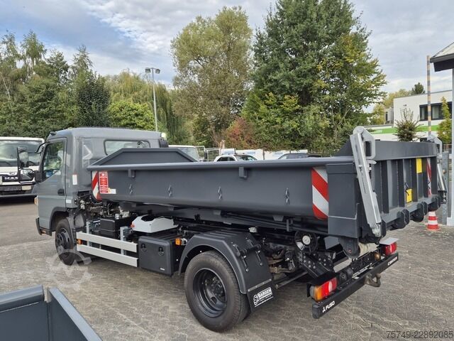 Roll-off tipper truck Fuso Canter FUSO 9C18 Duonic City Abrollkipper