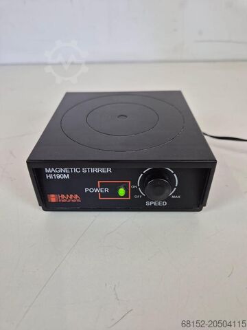 Hanna HI190M Magnetic Stirrer Hanna HI190M Magnetic Stirrer Hanna HI190M Magnetic Stirrer