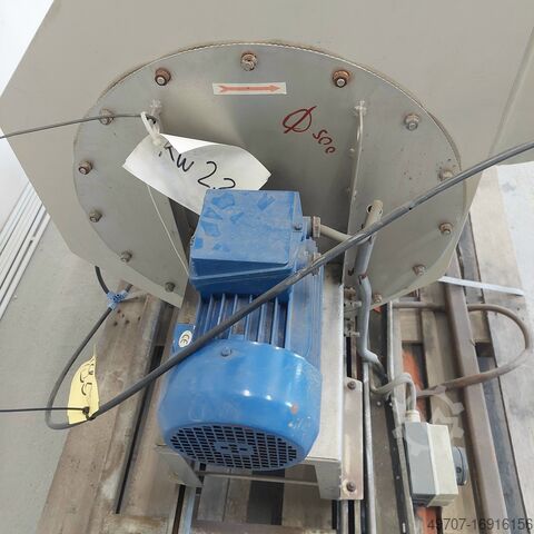 Centrifugal fan 2.2 kW 5500 m3/h supply air VanDIJK