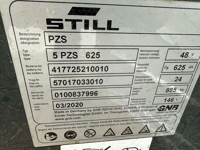 Electric container forklift Still RX 20-16 year 2020 STILL RX 20-16 c