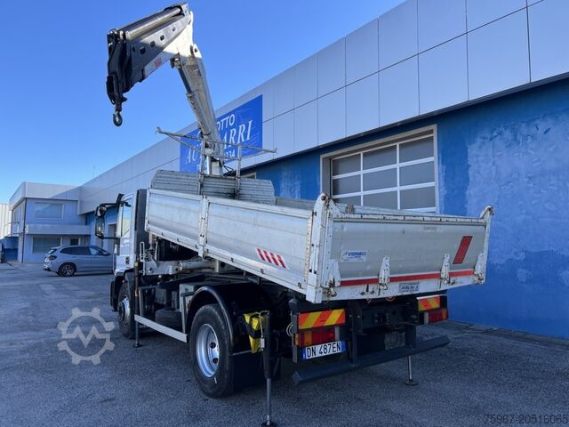 Dreiseitenkipper mit Kran Iveco Eurocargo 150e25