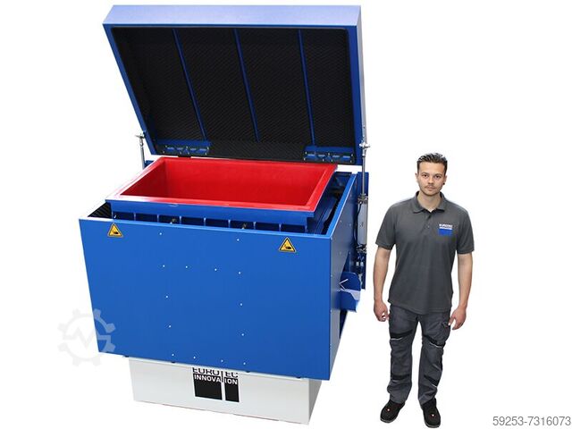 Trough vibrator mass finishing machine Eurotec Innovation TV73 Trogvibrator