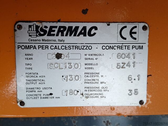Concrete pump SCANIA P 114 380