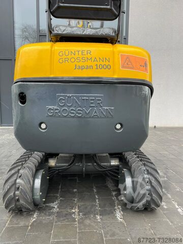 Minibagger `Gunter Grossmann Japan 1000 3 cilinder Kubota