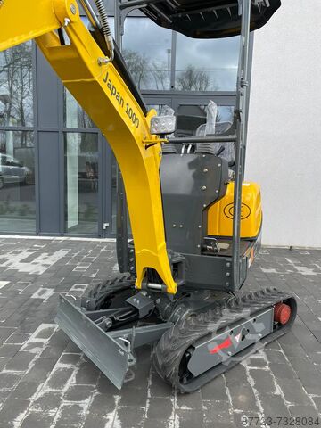 Minibagger `Gunter Grossmann Japan 1000 3 cilinder Kubota