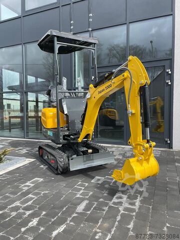 Minibagger `Gunter Grossmann Japan 1000 3 cilinder Kubota