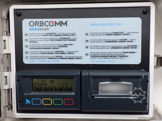 Reefer semitrailer SCHMITZ CARGOBULL SKO 24/L FP 45 Carrier HE 19/Doppelst./Trennwand