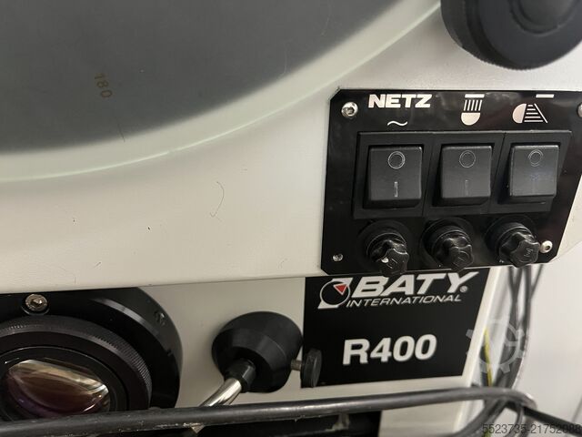 Messsystem Baty Profilprojektors Baty R400