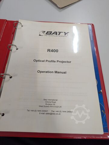 Messsystem Baty Profilprojektors Baty R400