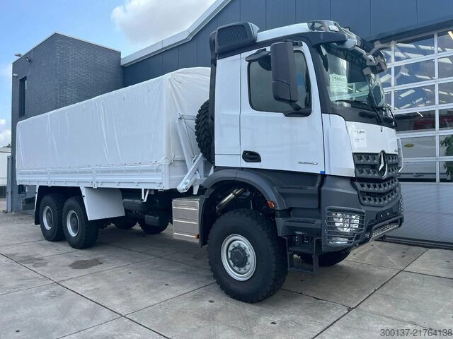 Tarpaulin Mercedes-Benz Arocs 3340 A 6x6 Cargo Truck