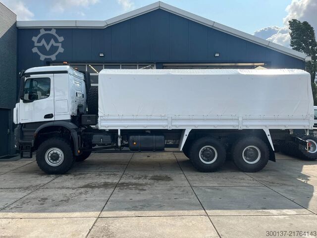 Tarpaulin Mercedes-Benz Arocs 3340 A 6x6 Cargo Truck