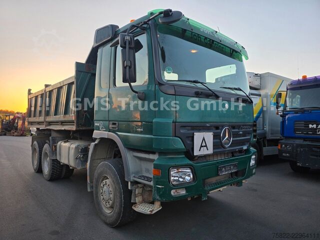 Three-sided tipper truck MERCEDES-BENZ Actros 3348 / 6X6 ALLRAD/Full Steel/ EPS 3 Pedal