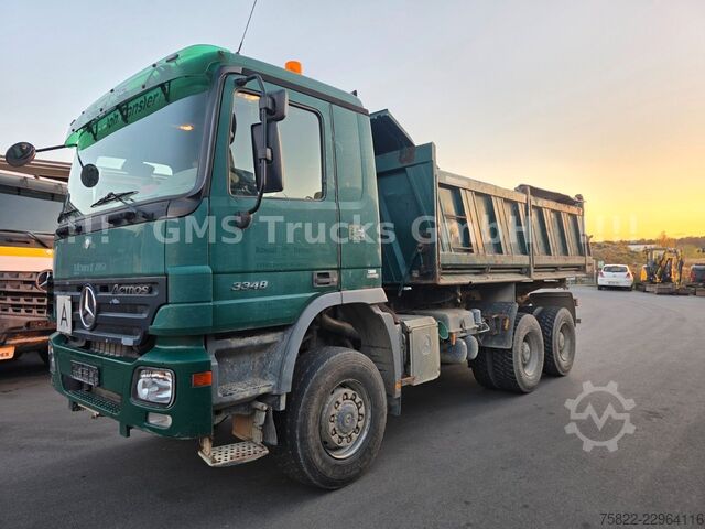 Tipper truck MERCEDES-BENZ Actros 3348 / 6X6 ALLRAD/Full Steel/ EPS 3 Pedal