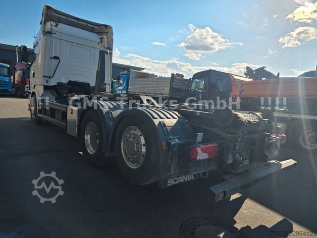Roll-off tipper truck SCANIA R500 V8 / Manual / TOP ZUSTAND / German