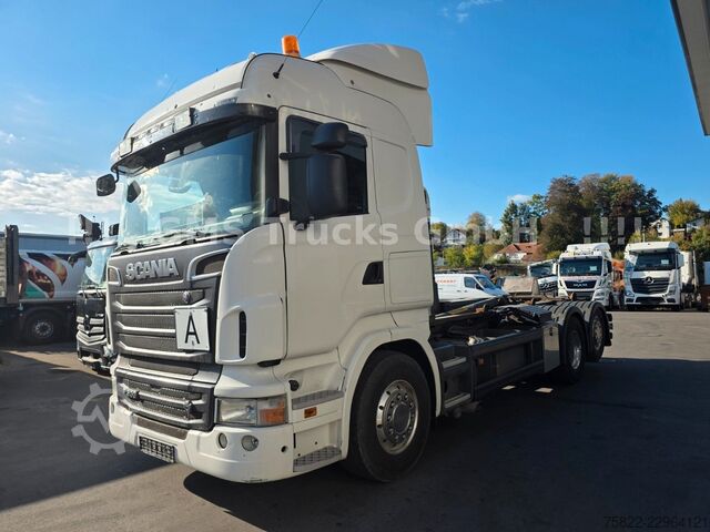 Roll-off tipper truck SCANIA R500 V8 / Manual / TOP ZUSTAND / German