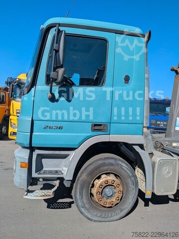 Roll-off tipper truck MERCEDES-BENZ Actros 2636 / Steel / Eps 3 Pedal / German