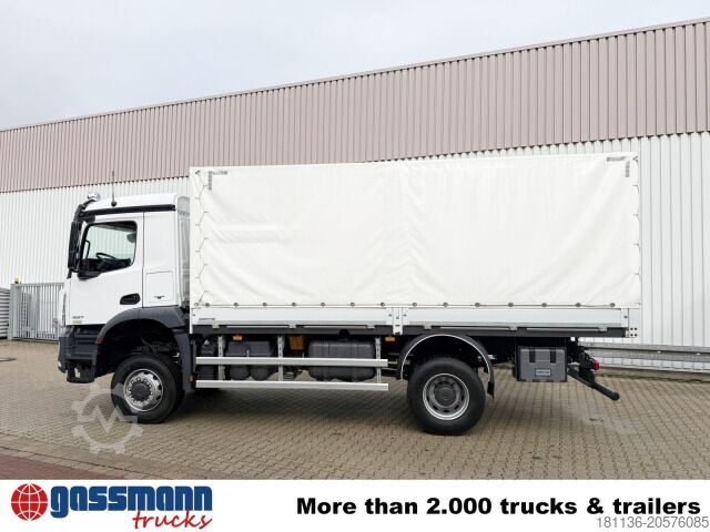 Flatbed truck Mercedes-Benz Arocs 1827 A 4x4, Ex-Bundeswehr!