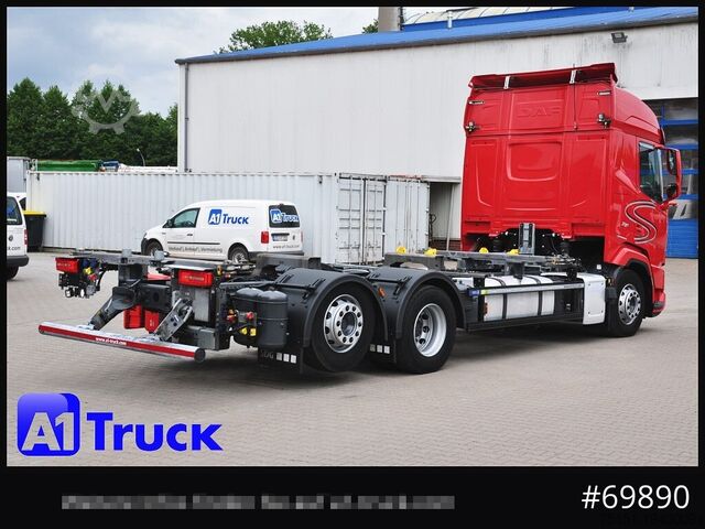 Swap body truck DAF XF 480, BDF, 7,45, 7,82, Lift-Lenkachse,