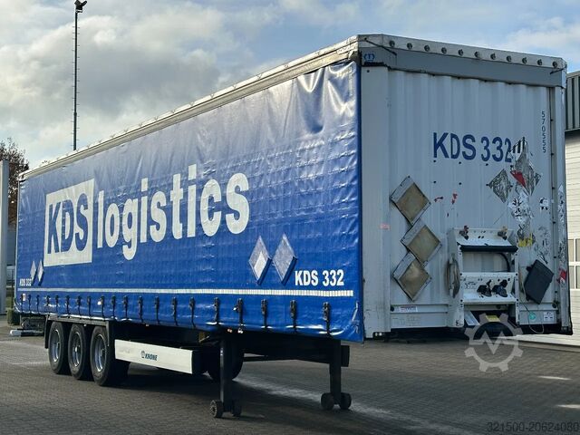 Sliding tarpaulins Krone Schuifzeil -Dak Met Borden / BPW-Assen / Apk 09...