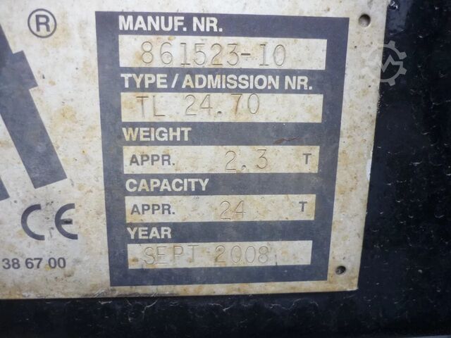 Container transportation DAF Translift chainlift TL 24.70 Complete with Pump...