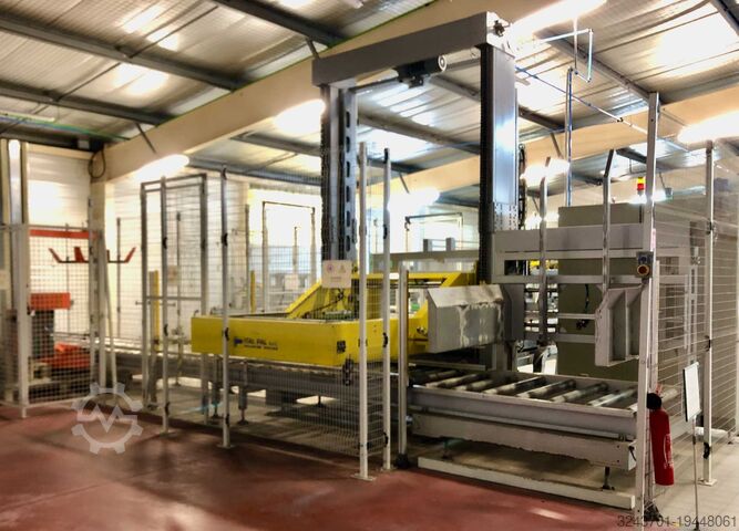Palletiser, synchroniser and turner ITALPAL