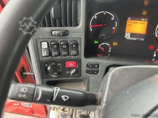 Tipper truck SCANIA R440 6X2 ABROLLER, SCHALTER ,RETARDER, E5, LENK,LIFT HYVA LIFT, OHNE AUFBAU