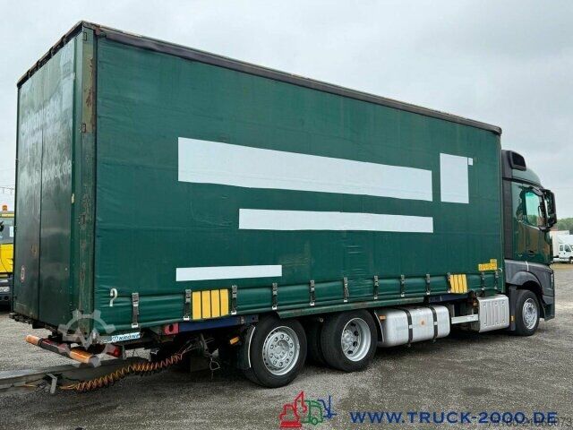 Flatbed truck with tarp Mercedes-Benz Actros 2536 6x2 58m³ Mega Wechselbrücke Retarder