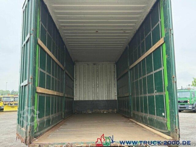 Flatbed truck with tarp Mercedes-Benz Actros 2536 6x2 58m³ Mega Wechselbrücke Retarder