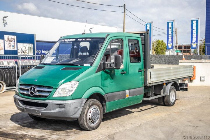 Flatbed double cab MERCEDES SPRINTER 513 CDI - DOKA