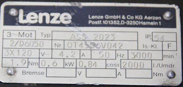 Servo motor Lenze ASS-2023