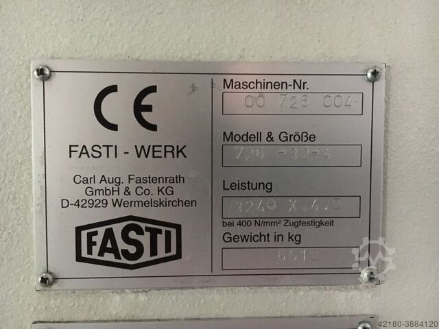 Vertical bending machine Fasti