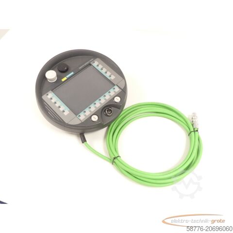 Komponente Siemens 6AV6645-0CC01-0AX0 MOBILE PANEL 277 SN:16629284 + 6XV1440-4BH50