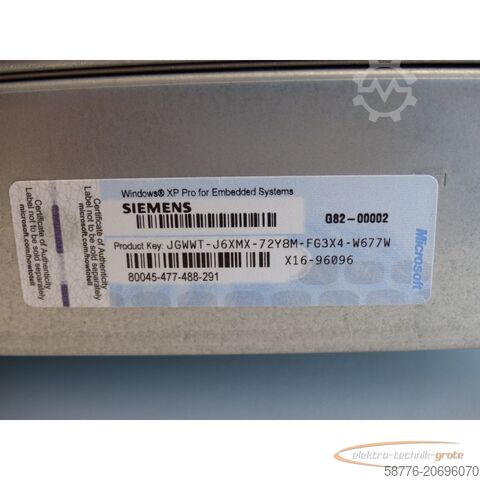 Component Siemens 6ES7647-6CH50-1HA1 SN:SVPCD851307  !