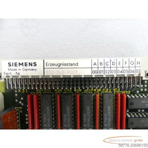 Component Siemens 6FX1136-8BB00 880 BGR Multiport E-Stand: D SN: 13