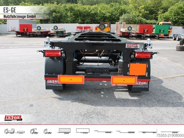 Swap body semitrailer KÖGEL 3-Achs-Containerchassis 20'