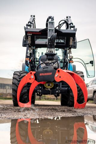Holzzange, Rückezange für Traktoranbau Brugger Grip 130 professionelle Rückezange