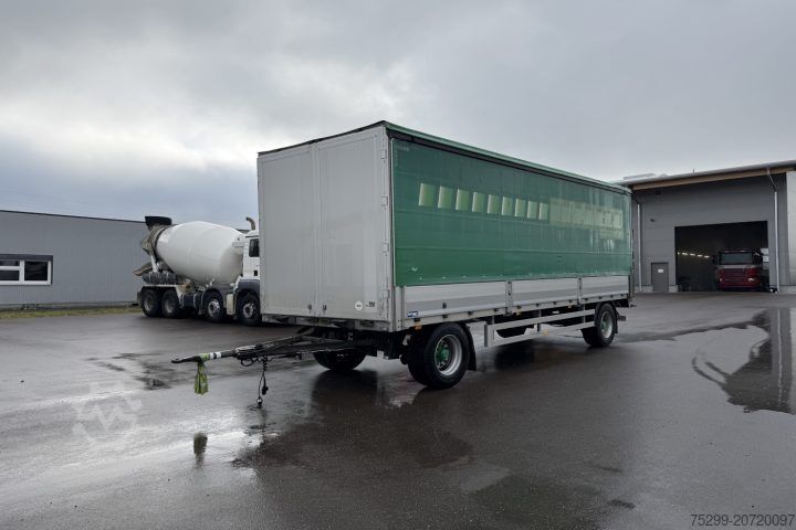 Open trailer with tarp UE 18 Plane / Swiss-Vehicle